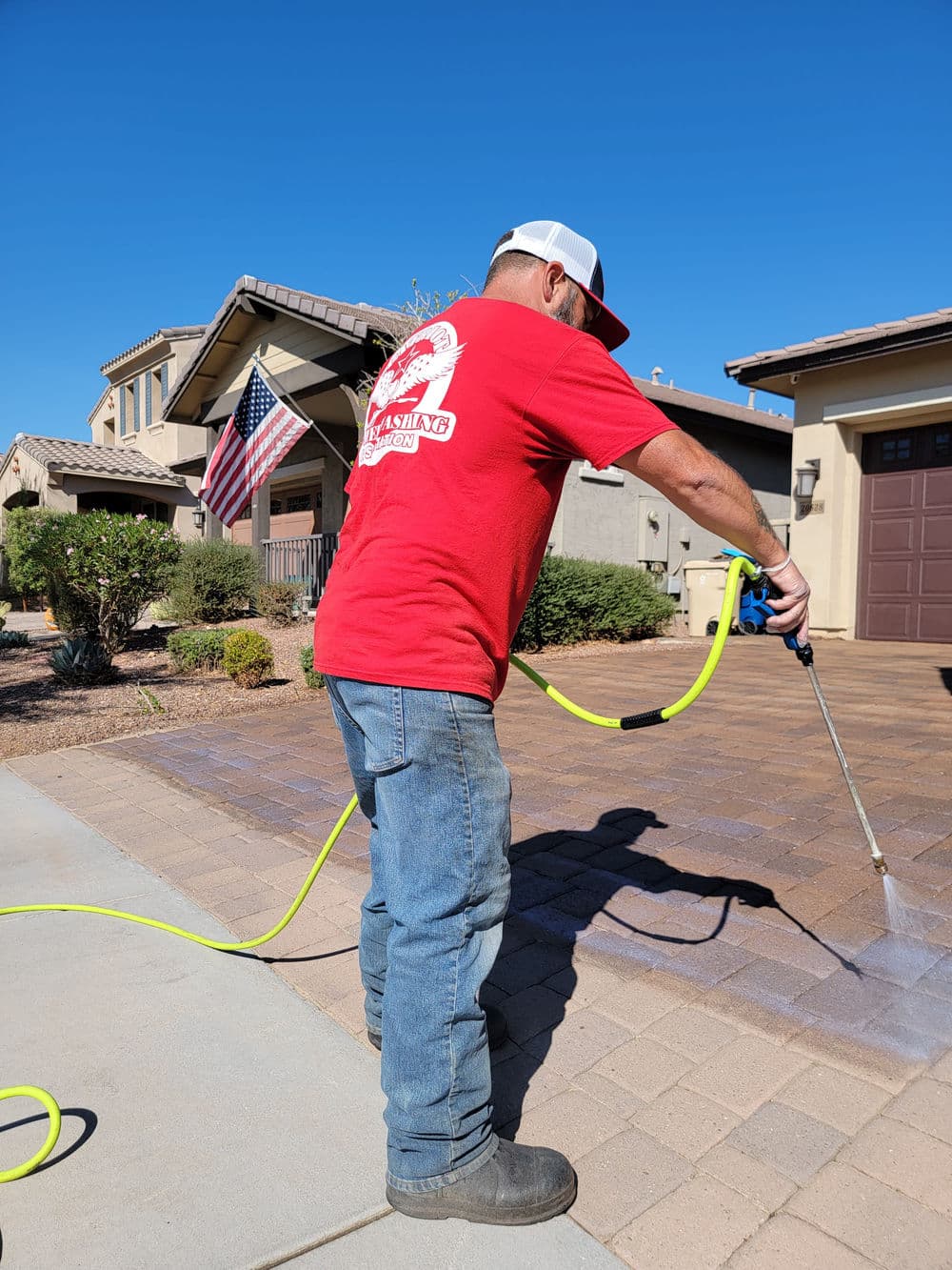Gallery photos for Our Paver Sealing Process: From Start to Finish: Image #1