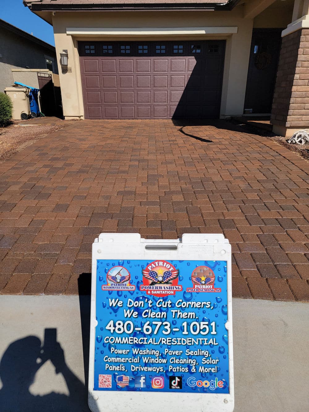Gallery photos for Our Paver Sealing Process: From Start to Finish: Image #2