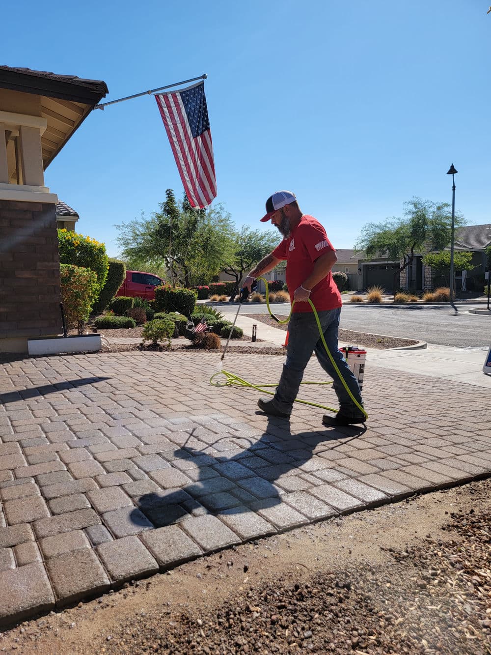 Gallery photos for Our Paver Sealing Process: From Start to Finish: Image #6