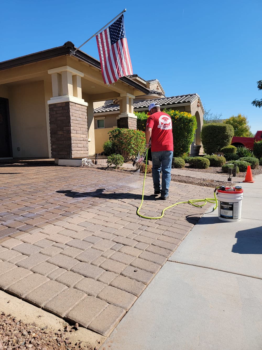Gallery photos for Our Paver Sealing Process: From Start to Finish: Image #11