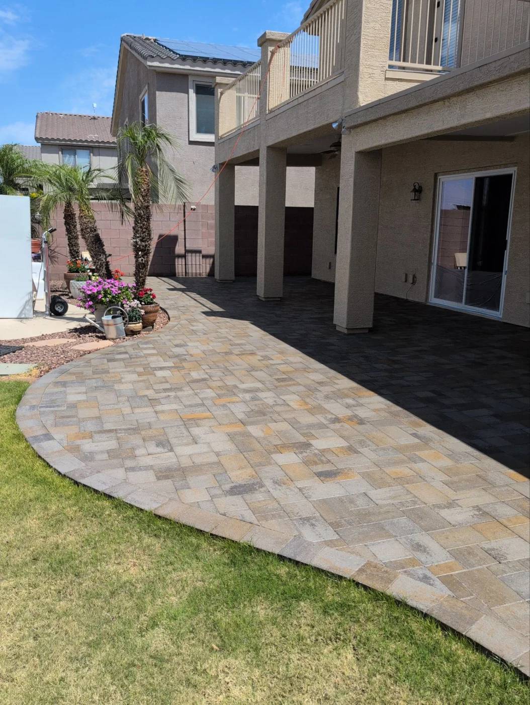 Actual Patriot paver sealing project in Avondale, documented in CompanyCam