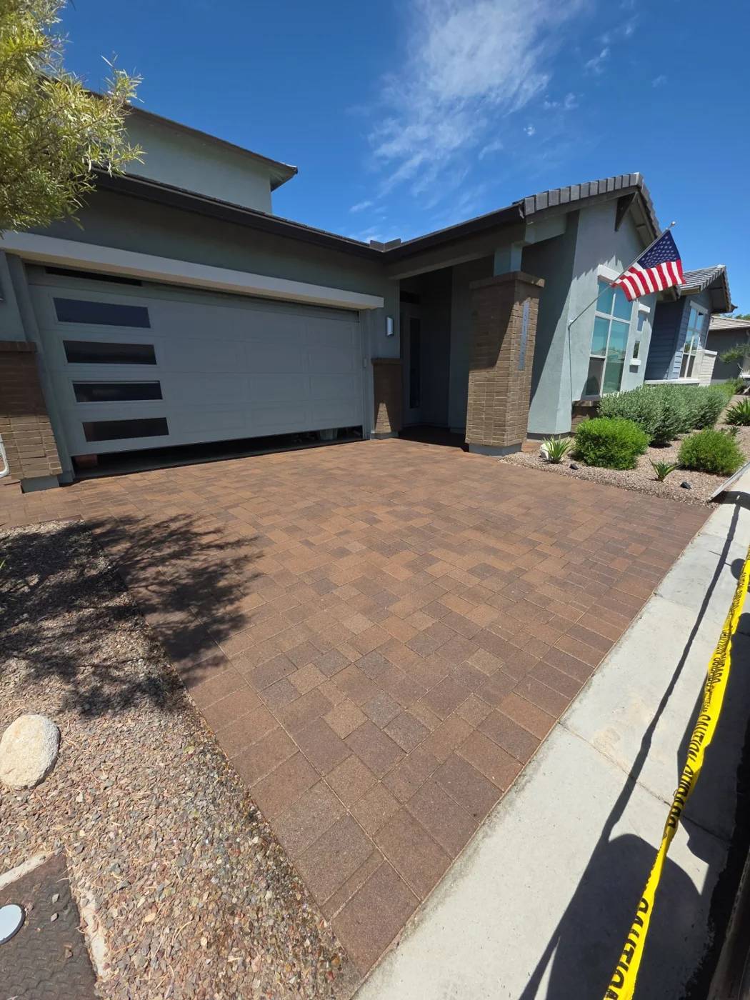 Actual Patriot paver sealing project in Buckeye, documented in CompanyCam