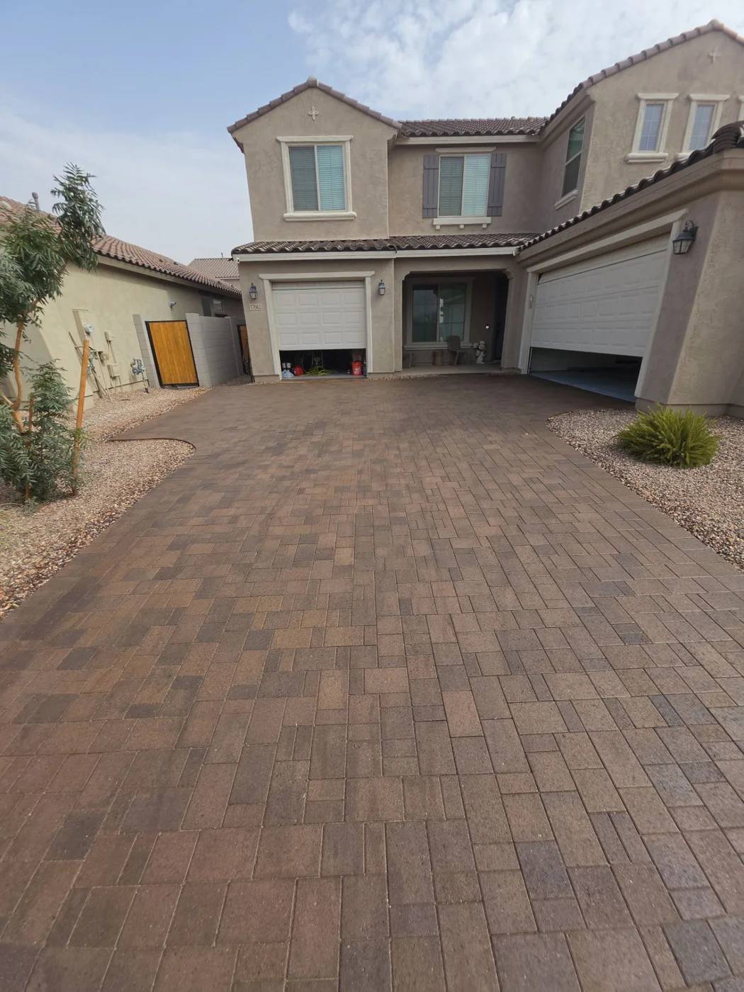 Actual Patriot paver sealing project in Litchfield Park, documented in CompanyCam